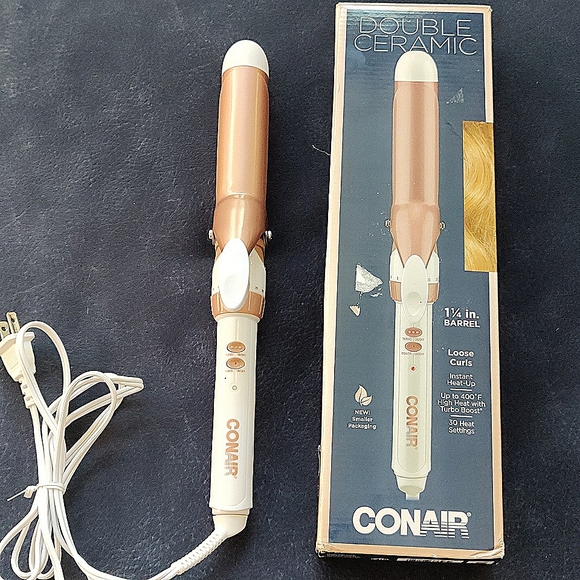 Conair Double Ceramic curling iron 1 1/4 inch - Picture 1 of 4